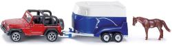 Siku Blister Auto terénní vůz set s přívěsem a koněm kovový model 1651 Siku Blister Auto terénní vůz set s přívěsem a koněm kovový model 1651