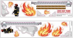 Siku Blister Neoplan autobus městský set s nálepkami hasiči model kov 1688