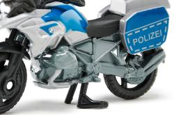 Siku Motorka BMW R1250 GS LCI německá policie motocykl model kov 1551