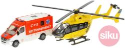 Siku Záchranáři set sanitka Mercedes sprinter + vrtulník Eurocopter EC 145 kov