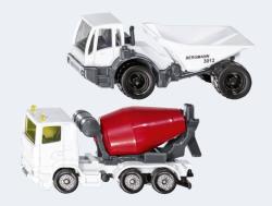 Siku Stroje stavební set 2ks míchačka + nákladní auto kov 1692