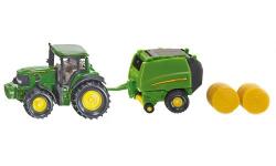 Siku Traktor John Deere set s lisem na balíky 1665 Siku Traktor John Deere set s lisem na balíky 1665