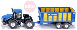 Siku Traktor modrý New Holland set s přívěsem Joskin 1:50 model kov 1947
