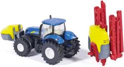 Siku Traktor New Holland modrý s rozprašovačem 1:87 model kov 1799