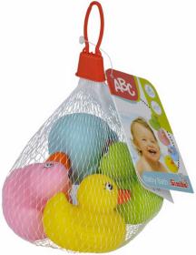 Simba Baby kachničky barevné do vany set 4ks na koupání do vody pro miminko