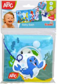 Simba Baby knížka magická do vany s přívěskem mořská zvířátka do vody