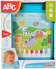 Simba Baby tablet zábavný pianko na baterie Světlo Zvuk plast