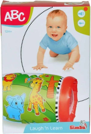 Simba Baby válec chrastící 44x25cm se zvířátky na podporu lezení pro miminko
