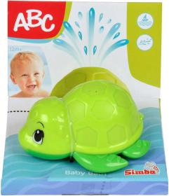 Simba Baby želvička do vody 11cm na baterie s vodotryskem plast pro miminko