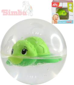 Simba Baby želvička plavající v kouli 8cm pro miminko Simba Baby želvička plavající v kouli 8cm pro miminko