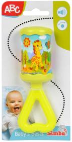 Simba Chrastítko dětské Kling - Klang 3 barvy na kartě baby