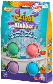 Simba Glibbi Blubber šumivé bomby barevné set 4ks do vody do koupele