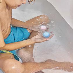 Simba Glibbi Blubber šumivé bomby barevné set 4ks do vody do koupele