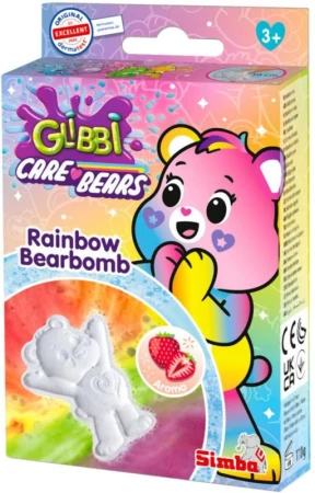 Simba Glibbi Care Bears šumivá dúhová bomba voňajúca do kúpeľa Simba Glibbi Care Bears šumivá dúhová bomba voňajúca do kúpeľa