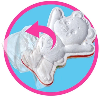 Simba Glibbi Care Bears šumivá duhová bomba vonící do koupele