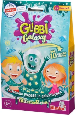 Simba Glibbi Galaxy Slime sliz zábavný do vane s hviezdičkami svietiacimi v tme Simba Glibbi Galaxy Slime sliz zábavný do vane s hviezdičkami svietiacimi v tme
