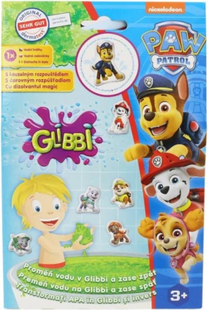 SIMBA Glibbi Tlapková Patrola rosol do vany s 3D samolepkou do vody SIMBA Glibbi Tlapková Patrola rosol do vany s 3D samolepkou do vody