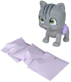 Simba Kočička Pamper Petz set zvířátko mláďátko s doplňky pije čůrá 3 překvapení