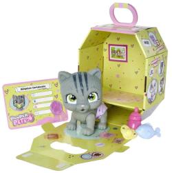 Simba Kočička Pamper Petz set zvířátko mláďátko s doplňky pije čůrá 3 překvapení