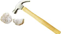 Simba Nature World Objevuj Geoda přírodní kameny set 5ks s nástroji