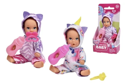 Simba NBB Panenka Onesie Fun 12 cm, 2 druhy Simba NBB Panenka Onesie Fun 12 cm, 2 druhy