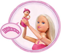 Simba New Born Baby set Panenka Steffi maminka s miminkem na baterie Zvuk