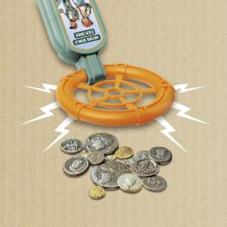 Simba Objevuj Detektor kovů dětský na baterie Světlo Zvuk