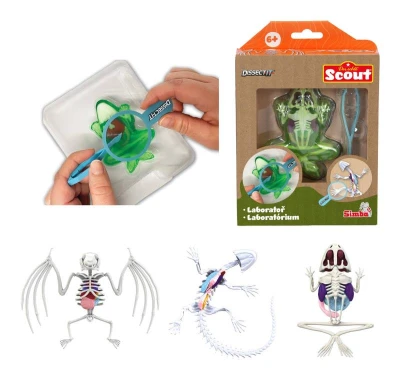 Simba Objavuj Mini laboratórium Pitva zvieratka set so slizom a nástrojmi 3 druhy Simba Objavuj Mini laboratórium Pitva zvieratka set so slizom a nástrojmi 3 druhy