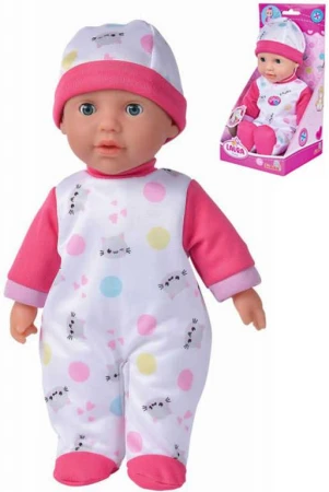 Simba Panenka baby Laura Cutie 30cm miminko měkké tělíčko na baterie Zvuk Simba Panenka baby Laura Cutie 30cm miminko měkké tělíčko na baterie Zvuk