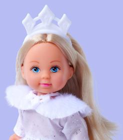 Simba Panenka Evička Dream Princess zimní princezna bílé třpytivé šaty