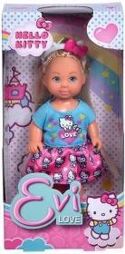 Simba Panenka Evička šatičky Hello Kitty s čelenkou 4 druhy
