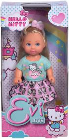 Simba Panenka Evička šatičky Hello Kitty s čelenkou 4 druhy