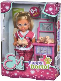 Simba Panenka Evička Veterinářka Puppy Doctor set se 3 štěňátky a doplňky