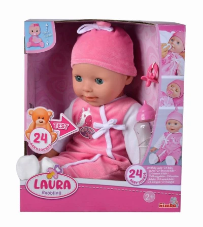 Simba Panenka Laura, 24 dětských zvuků, 38cm