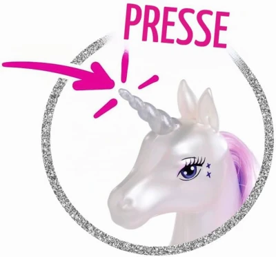 Simba Panenka Steffi princezna set s jednorožcem na česání na baterie Zvuk
