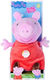 Simba PLYŠ Prasátko Peppa Pig na baterie Zvuk (plyšová hračka)