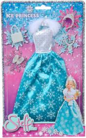 Simba Šaty pro panenku Steffi Love Ice Princess set s doplňky