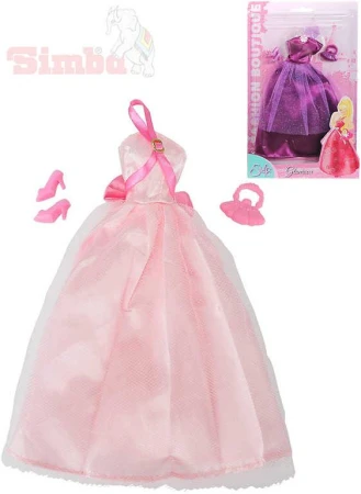 Simba Šaty pro panenku Steffi Love Romantic World set s kabelkou a botičkami Simba Šaty pro panenku Steffi Love Romantic World set s kabelkou a botičkami