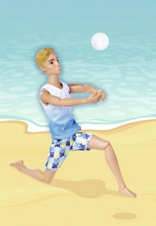 Simba Steffi Love panenka Kevin Beach plážový panák set s míčem