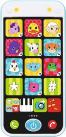 Simba Telefon baby chytrý můj první smartphone na baterie Světlo Zvuk