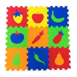 Siva Pěnové puzzle pro děti - ovoce Siva Pěnové puzzle pro děti - ovoce