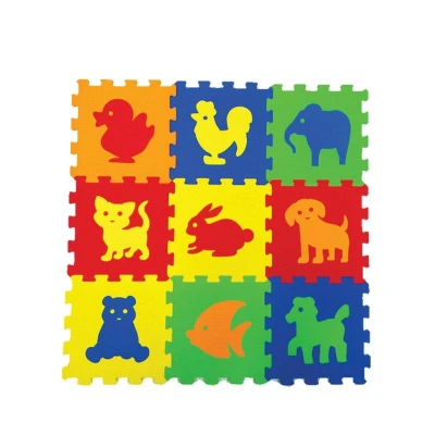Siva Pěnové puzzle pro děti - zvířata