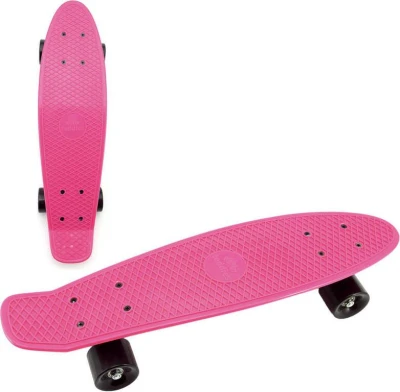 Skateboard dětský pennyboard růžový 60cm kovové osy černá kola Skateboard dětský pennyboard růžový 60cm kovové osy černá kola