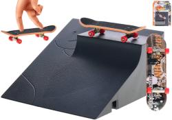 Skateboard prstový fingerboard kovový herní set s rampou