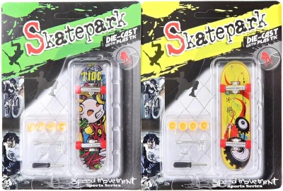 Skateboard prstový šroubovací fingerboard set s nástroji kov 3 druhy