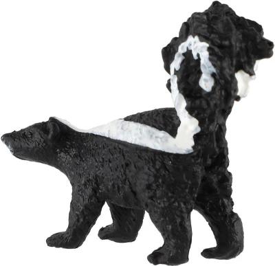 Skunk pruhovaný 5cm zvířátko plastová figurka Zooted v sáčku