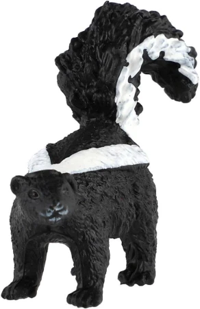 Skunk pruhovaný 5cm zvířátko plastová figurka Zooted v sáčku