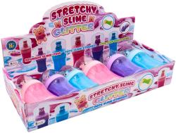 Sliz barevný třpytivý v kelímku s medvídkem 3 barvy