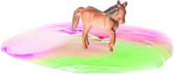 Sliz barevný zábavná hmota s koníkem 10cm Horse Friends 4 druhy v kelímku