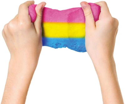 Sliz hmota hopíková skákací barevné hovínko na kartě